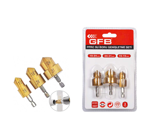 GFB PPRC SU BORU GENİŞLETME SETİ  ( 15*19 - 18*24 - 24*31 ) / 10 - 5